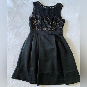 Eliza J Black‎ Lace Fit & Fare Dress Size 10